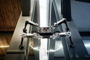 Розроблено прототип робота здатний переміщатися металевими конструкціями у всіх площинах
