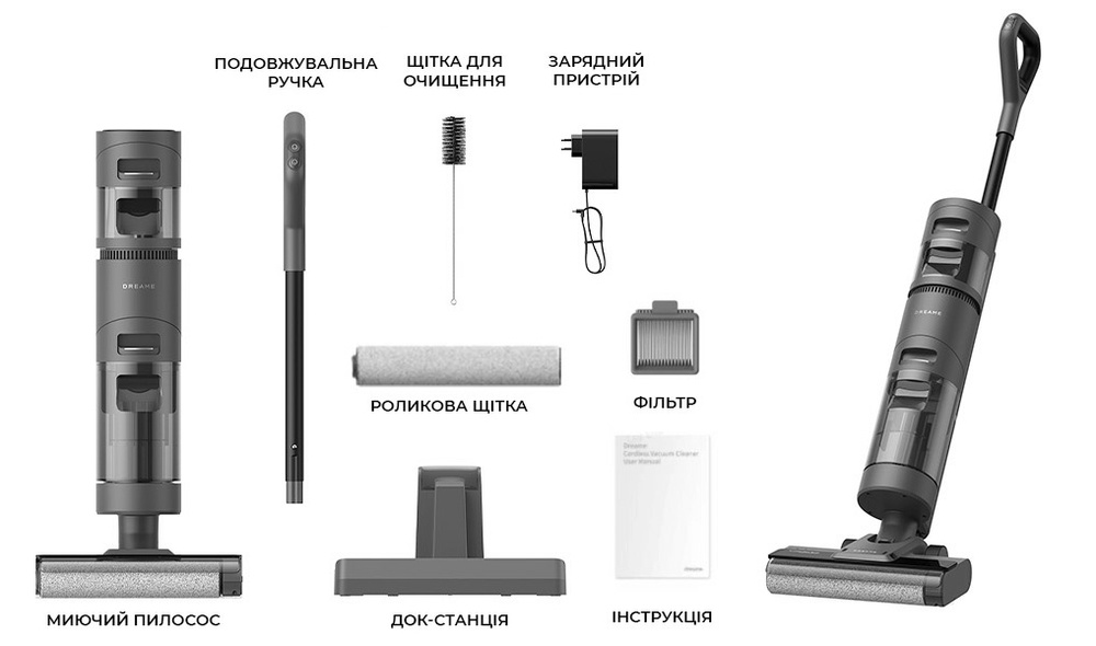 Беспроводной Моющий Пылесос Xiaomi Dreame Wet&Dry Vacuum Cleaner H11 Core (HHR21A)