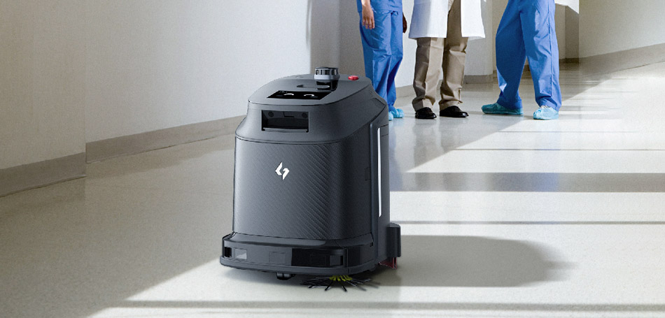 В больницах и школах скоро точно будут разьезжать роботы для уборки.