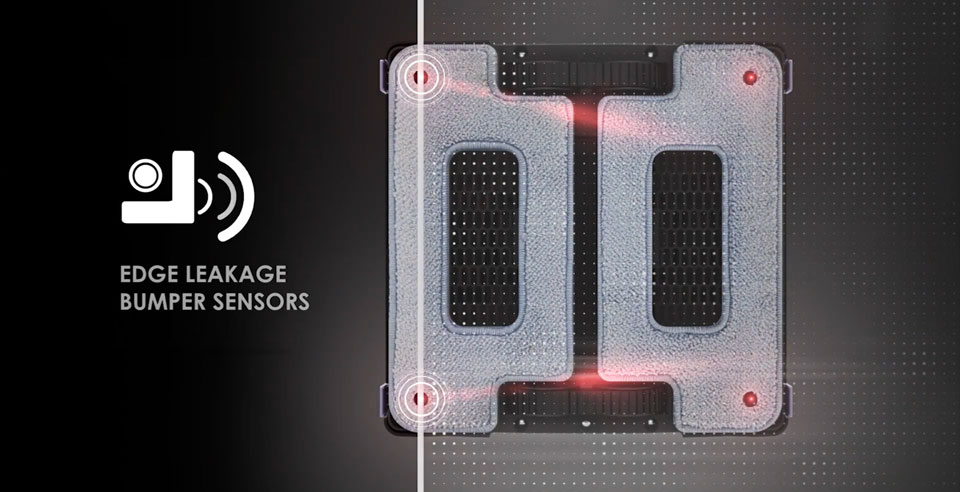 Розумні сенсори для безрамних вікон HOBOT S6 PRO
