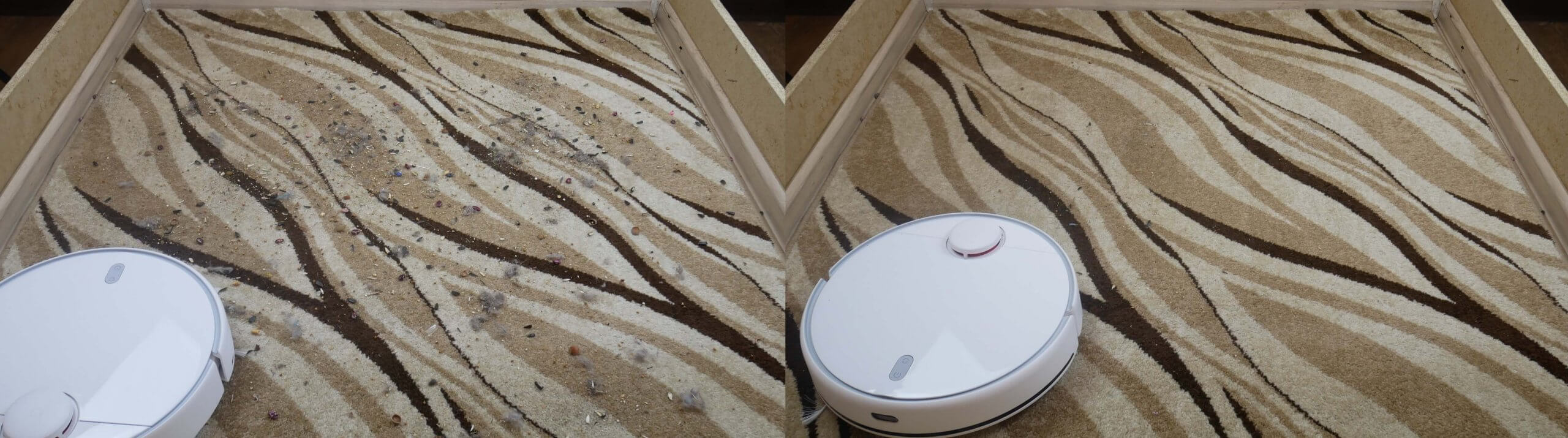 Чищення килимових покриттів Xiaomi Mijia Self-Cleaning Sweeping Mopping Robot MJSTP