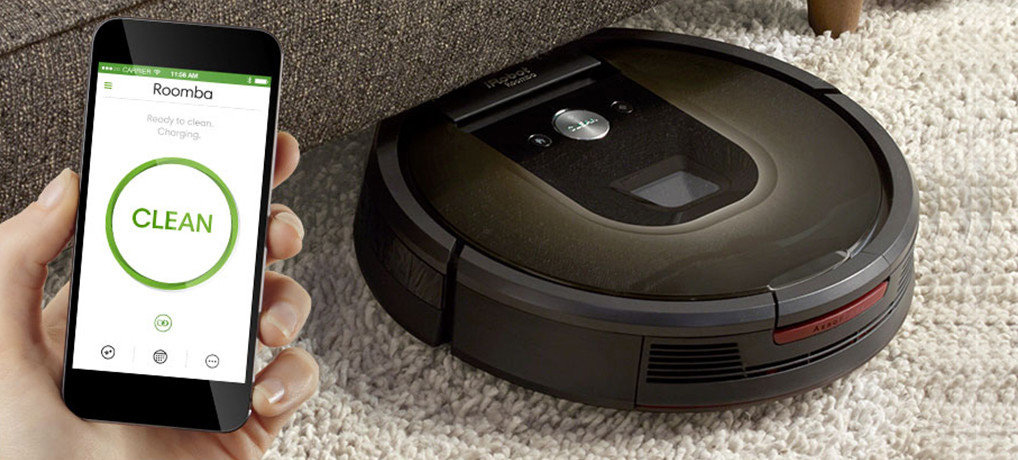Удаленное управление при помощи приложения iRobot Roomba 980