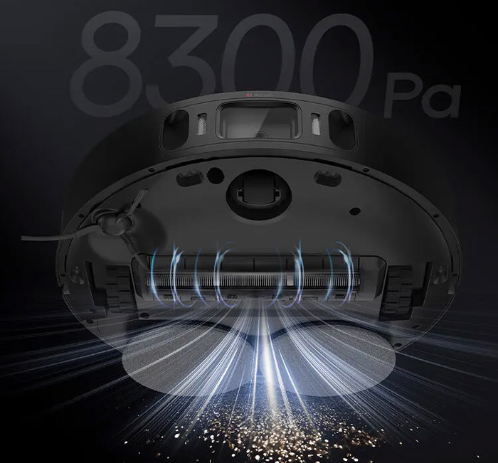 Dreame X30 Pro Black - потужності всмоктування 8300 Па
