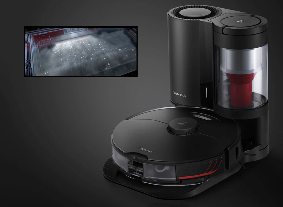 Робот-пылесос Roborock S7 MaxV Plus Robot Vacuum Cleaner (EU, черный)